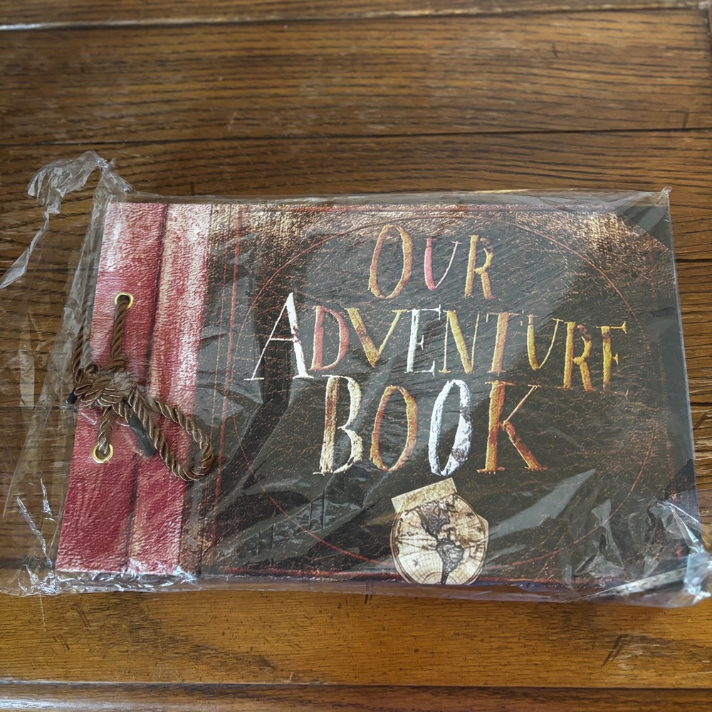 Our Adventure Book Themed Scrapbook Photo Album DIY Style Rope Binding